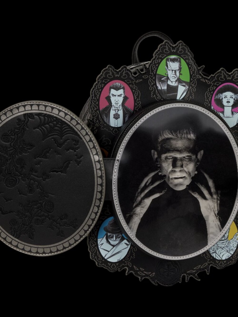 Loungefly Universal Monsters Exclusive Lenticular Cameo Backpack & Wallet NWT - Picture 7 of 16